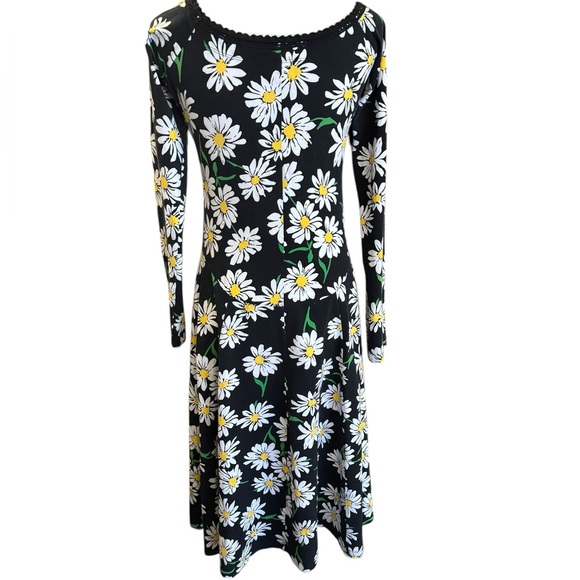 Betsey Johnson Punk Label Archive Daisy Maxi Dress Rare - Picture 7 of 7